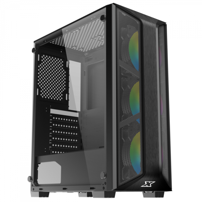 XIGMATEK TRIO 3FC (EN45686) - GAMING ATX, KÈM 03 FAN XIGMATEK X20C RGB