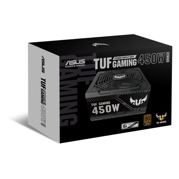 Nguồn  ASUS TUF GAMING 450W Bronze  ( Màu Đen/80 Plus Bronze )
