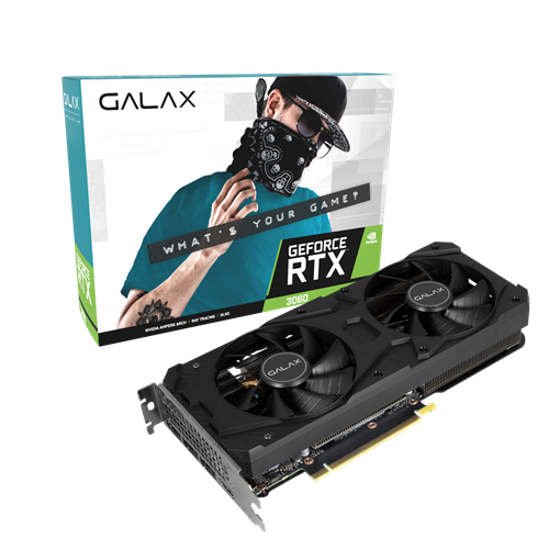 Card Đồ Họa Galax GeForce RTX 3060 (1-Click OC) LHR