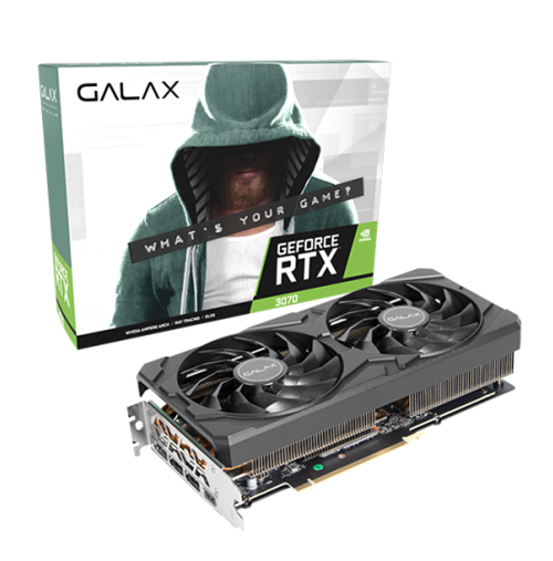 Card Đồ Họa Galax GeForce RTX 3070 (1-Click OC) 8GB GDDR6 256-bit DP * 3 / HDMI / LHR