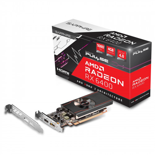 VGA SAPPHIRE PULSE RX 6400 GAMING 4GB GDDR6