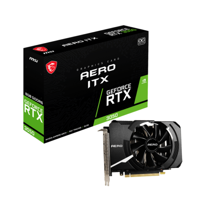 VGA MSI RTX 3050 AERO ITX 8G OC