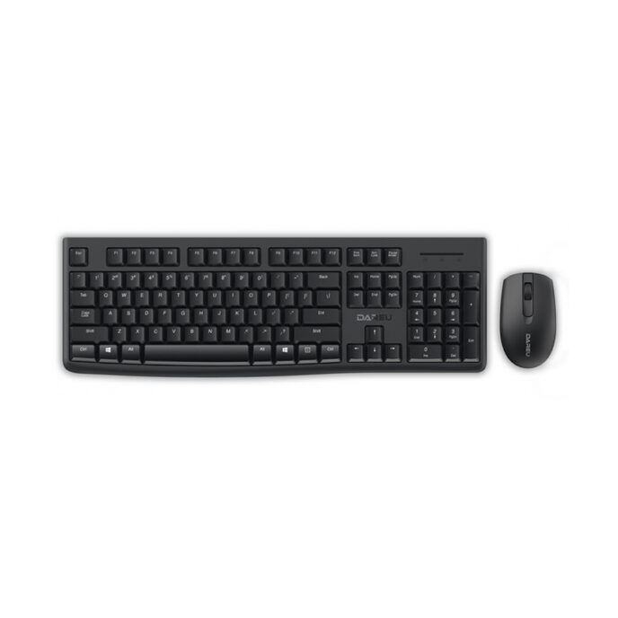 Bộ Bàn phím Chuột không dây Dareu LK186G đen (USB)