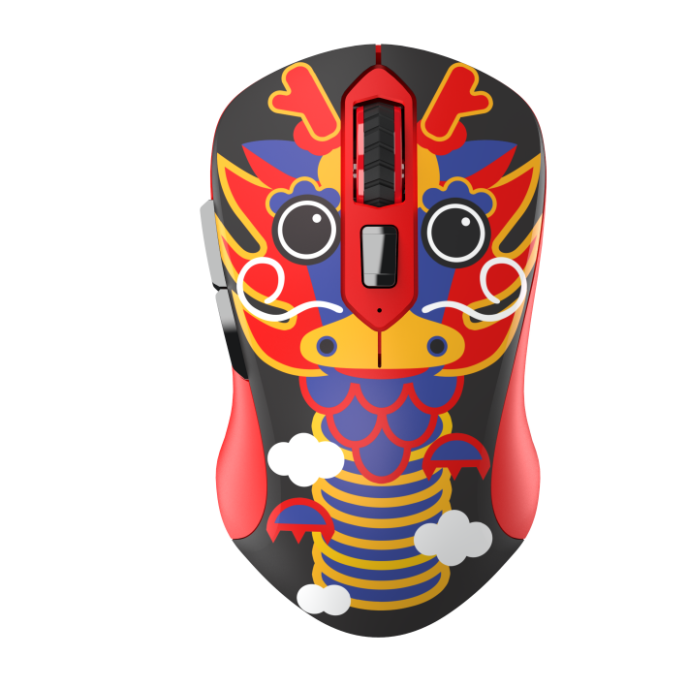 Chuột không dây DAREU LM115G Multi-Color Dragon