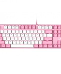 Bàn phím cơ Gaming DAREU EK87 PINK-WHITE