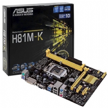 MAINBOARD ASUS H81M-K (C/SI)
