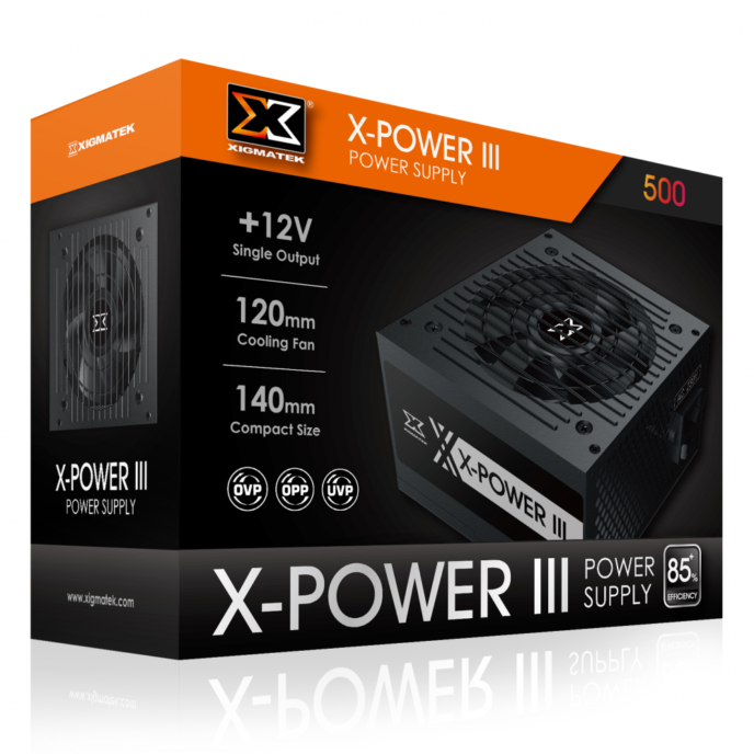 NGUỒN PSU XIGMATEK X-POWER III X-500 (EN45976)