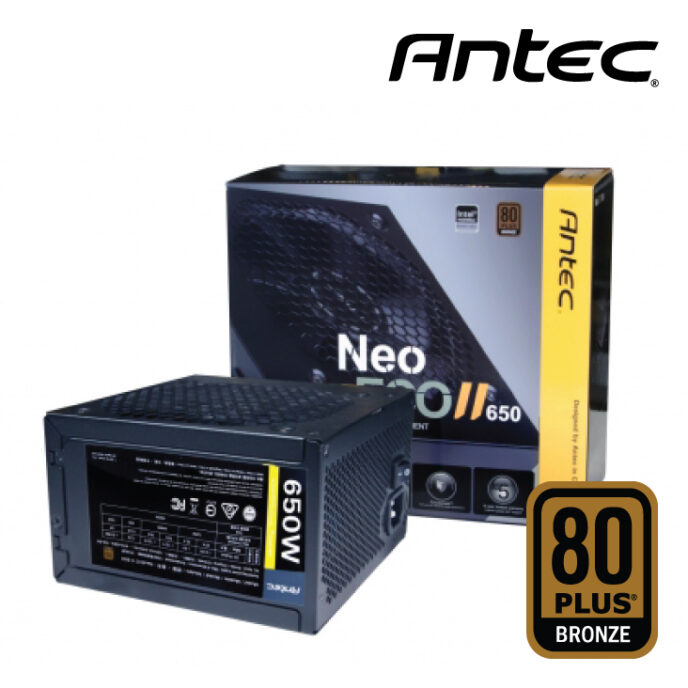 Nguồn Máy Tính ANTEC NeoECO NE650G (650w, 80 Plus Gold, modular)