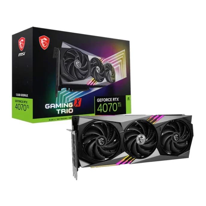 VGA MSI RTX 4070 Ti GAMING X TRIO 12G