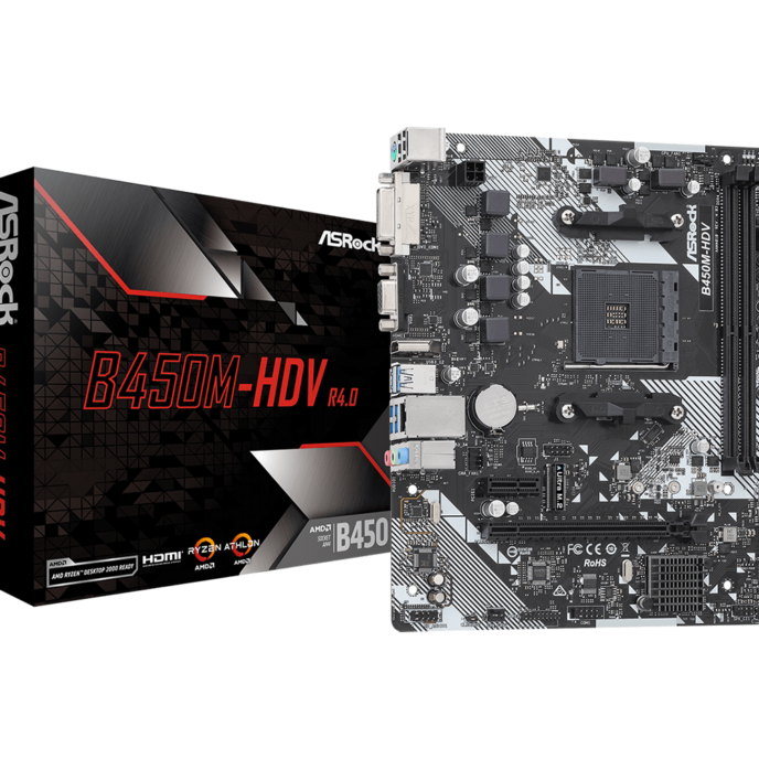 Mainboard Asrock B450M-HDV R4.0