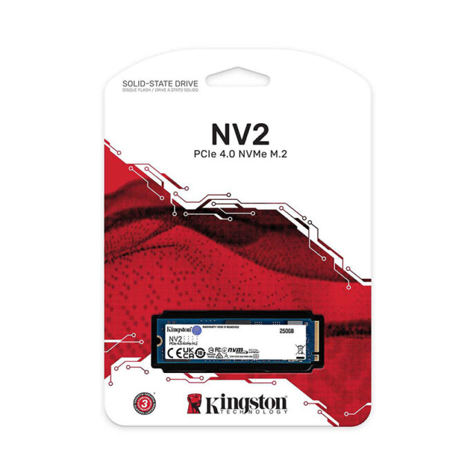 SSD Kingston NV2 250GB PCIe Gen4x4 NVMe M.2 (SNV2S/250G)