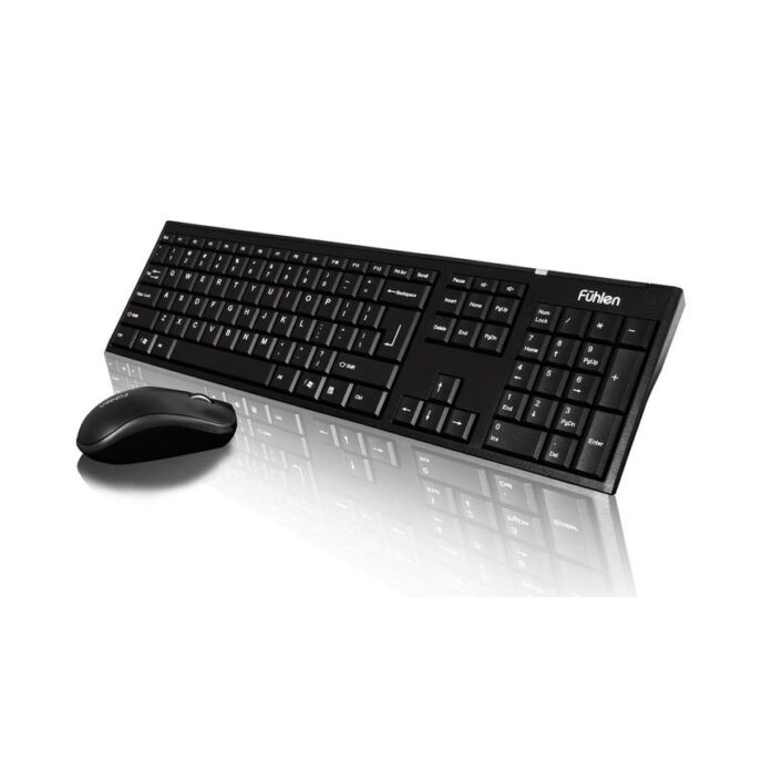 BỘ BÀN PHÍM CHUỘT KHÔNG DÂY FUHLEN A120G (USB/ĐEN)