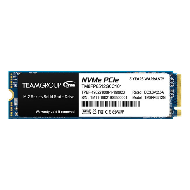 Ổ cứng cắm trong SSD TeamGroup M2-2280 PCI-E Gen 3x4 MP33 256G