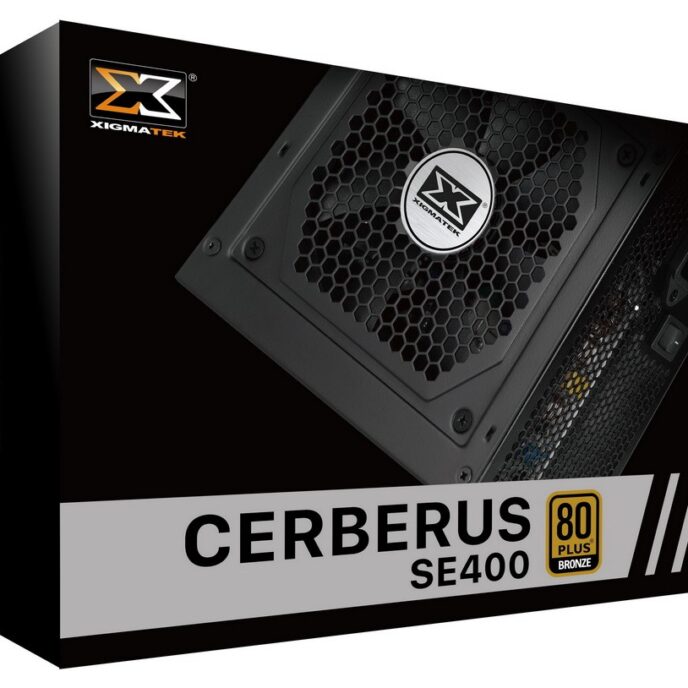 XIGMATEK CERBERUS SE400 (EN41886) - 80PLUS BRONZE, JAPANESE CAPs