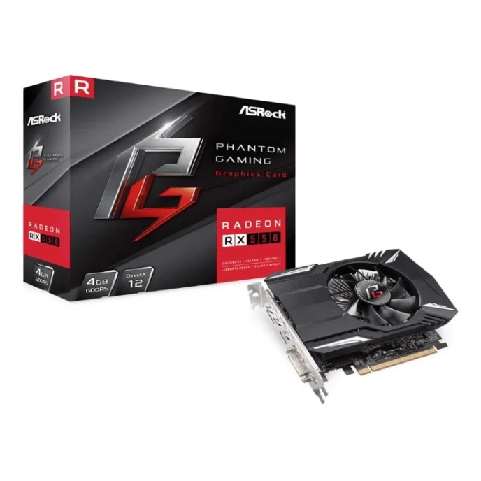 VGA ASROCK PHANTOM G RX550 4G
