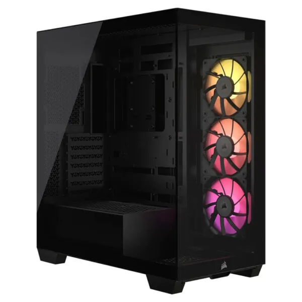 Vỏ máy tính Corsair 3500X RGB Tempered Glass Mid-Tower, Black