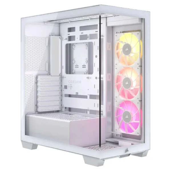 Vỏ máy tính Corsair 3500X RGB Tempered Glass Mid-Tower, White - NEW