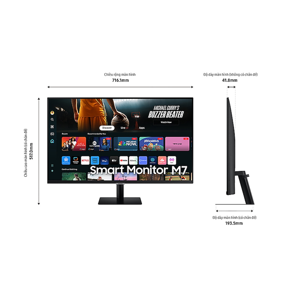Màn Hình SAMSUNG M7 M70D LS32DM700UEXXV