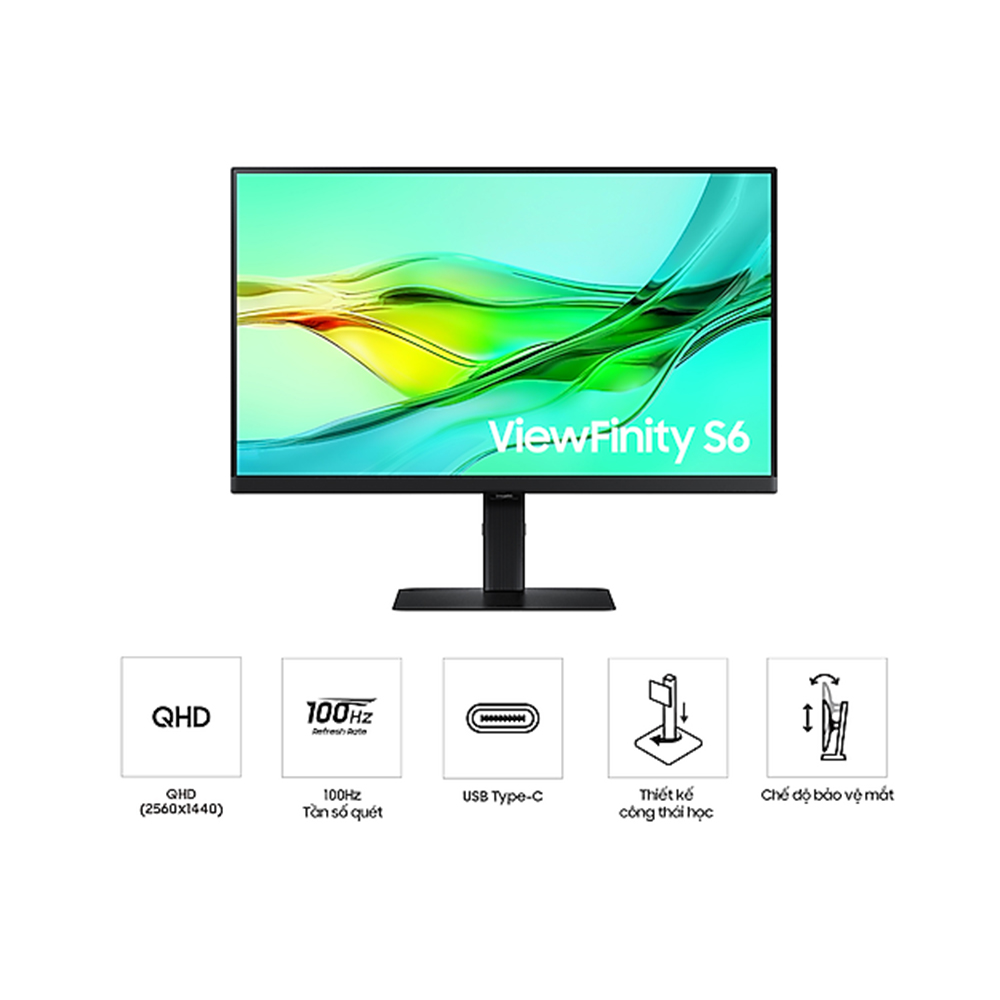 Màn Hình SAMSUNG ViewFinity S6 S60UD LS32D604UAEXXV