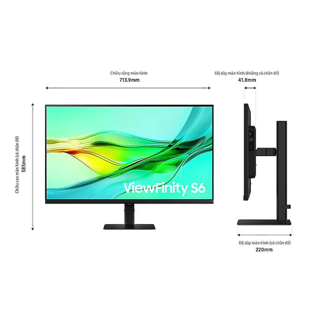 Màn Hình SAMSUNG ViewFinity S6 S60UD LS32D604UAEXXV