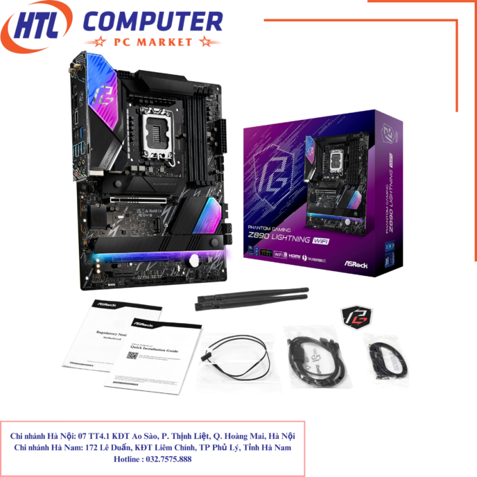 Mainboard Asrock PHANTOM GAMING Z890 Lightning WiFi