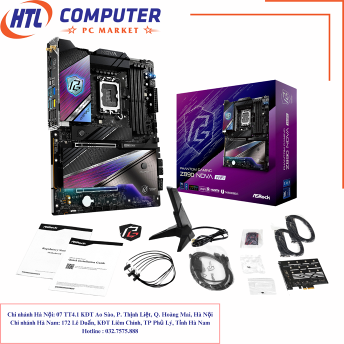 Mainboard Asrock Phantom Gaming Z890 Nova WiFi
