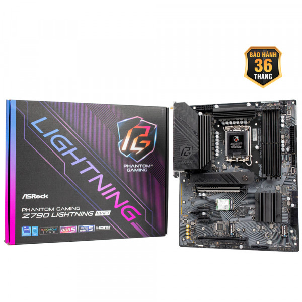 BO MẠCH CHỦ MAINBOARD ASROCK PG Z790 LIGHTNING WIFI D5