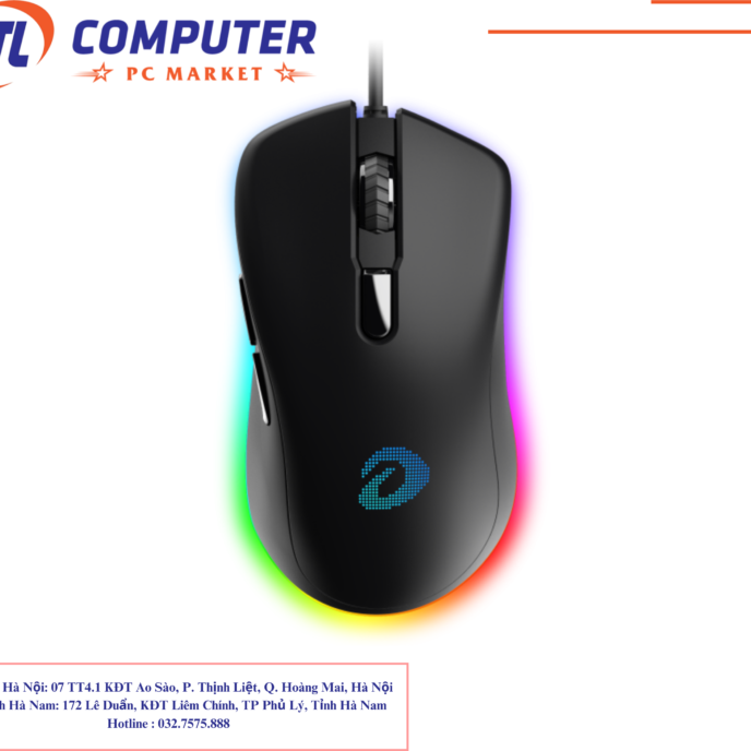 Chuột Gaming DAREU EM908X – OPTICAL sw (RGB, BRAVO sensor)