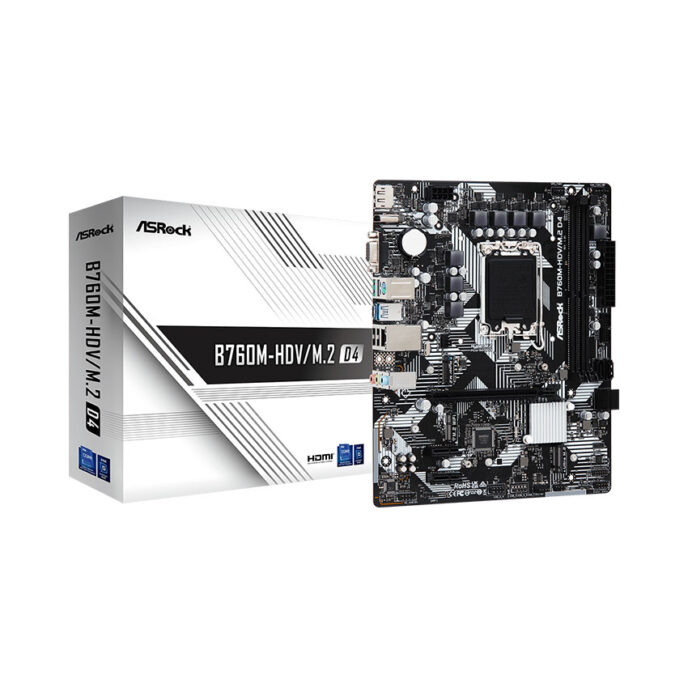 BO MẠCH CHỦ MAINBOARD ASROCK B760M-HDV/M.2 D4