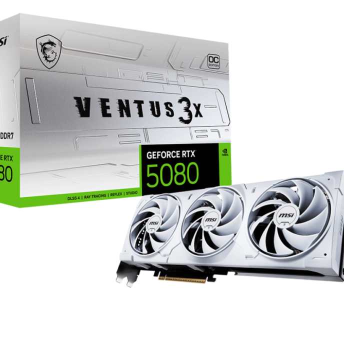 Card màn hình MSI GeForce RTX 5080 16G VENTUS 3X OC WHITE
