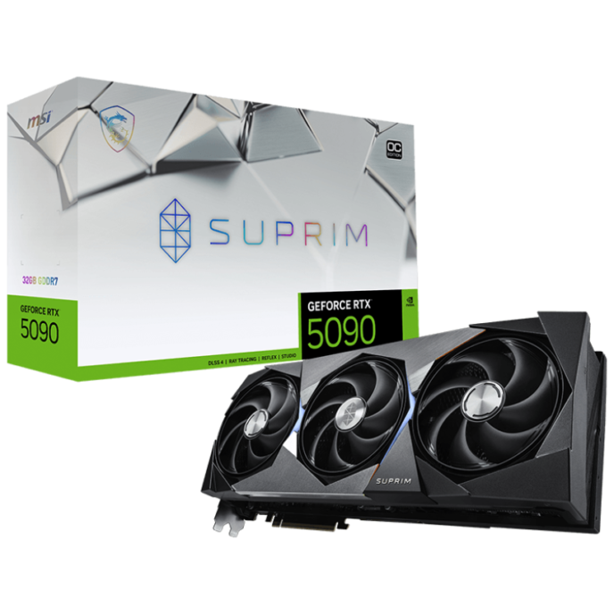Card màn hình MSI GeForce RTX 5090 32G SUPRIM SOC