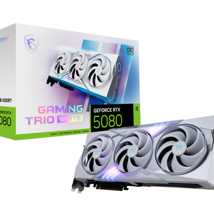 Card màn hình MSI GeForce RTX 5080 16G GAMING TRIO OC WHITE