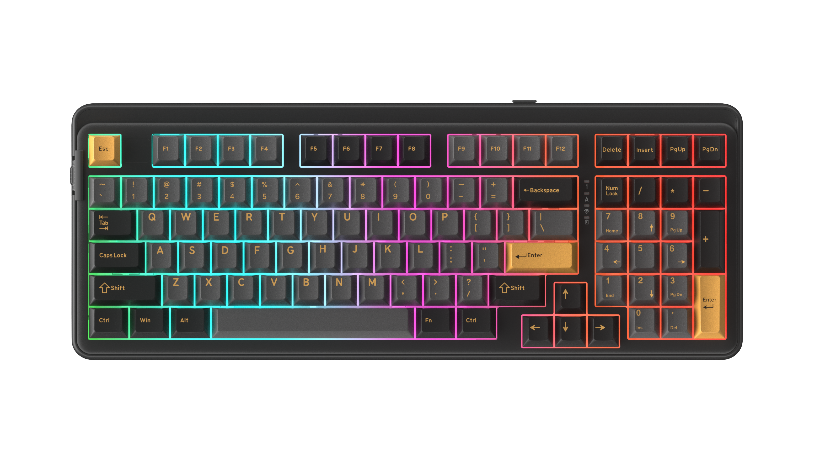 EK98 PRO Black-golden (2)