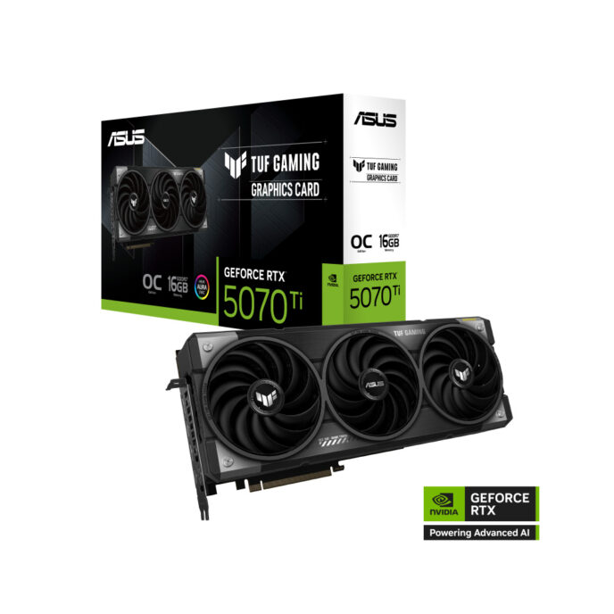 Card màn hình Asus TUF Gaming GeForce RTX 5070 Ti 16GB GDDR7 OC Edition (TUF-RTX5070TI-O16G-GAMING)