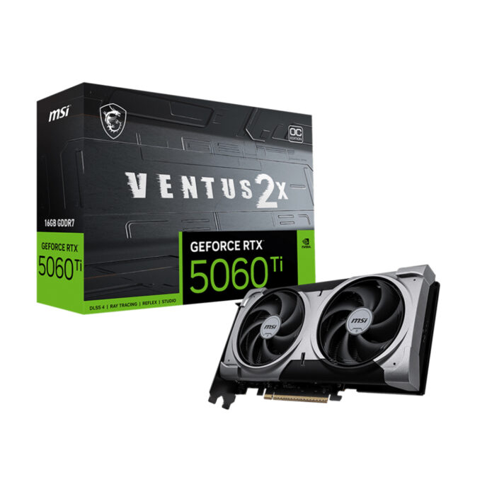 Card màn hình MSI RTX 5060 Ti 16G VENTUS 2X OC PLUS