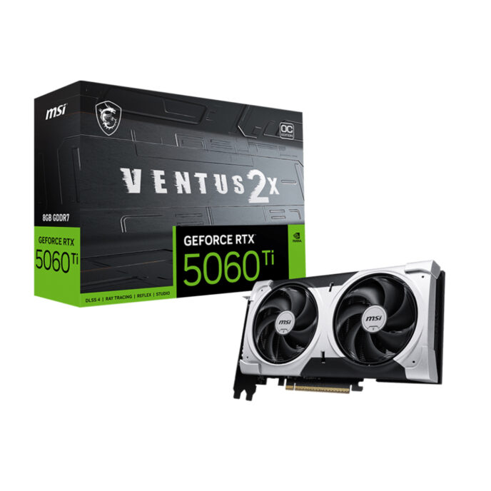 Card màn hình MSI RTX 5060 Ti 8G VENTUS 2X PLUS