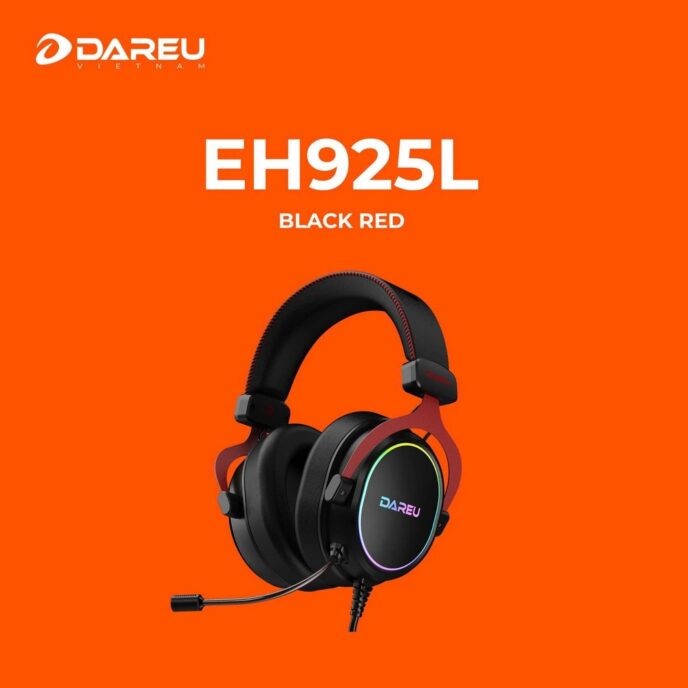Tai Nghe DAREU EH925L BLACK RED