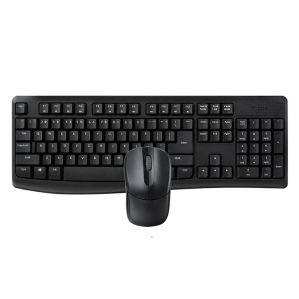 Bộ bàn phím chuột không dây Rapoo X1800 Pro Black