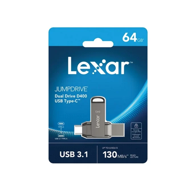 USB TYPCE C LEXAR USB 3.1 TYPE - C 64GB (LJDD400064G-BNQNG)