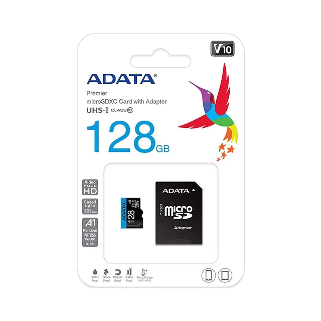 Thẻ nhớ Micro SD128GB ADATA _AUSDX128GUICL10A1-RA1