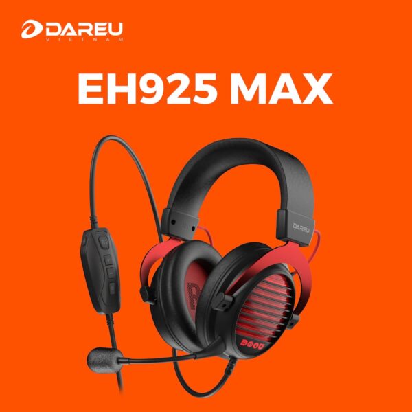Tai nghe DAREU EH925 MAX 7.1 RGB Black Red
