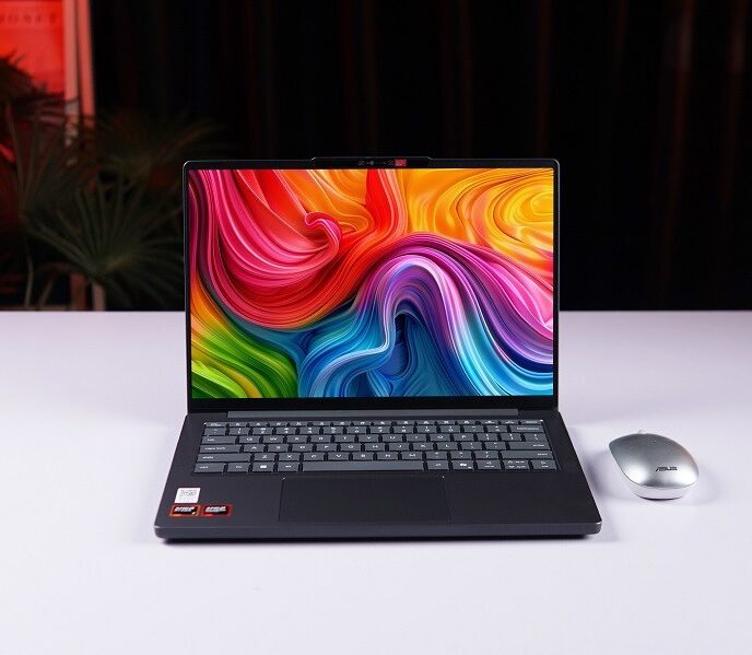 Laptop Lenovo XiaoXin 14c AHP10-83K90003CD ( AMD Zen 4 Ryzen 7 8745HS, 16GB DDR5, 512GB SSD 2242 M.2 Gen 4, 14 inch GUXGA, Win 11, Luna Grey)