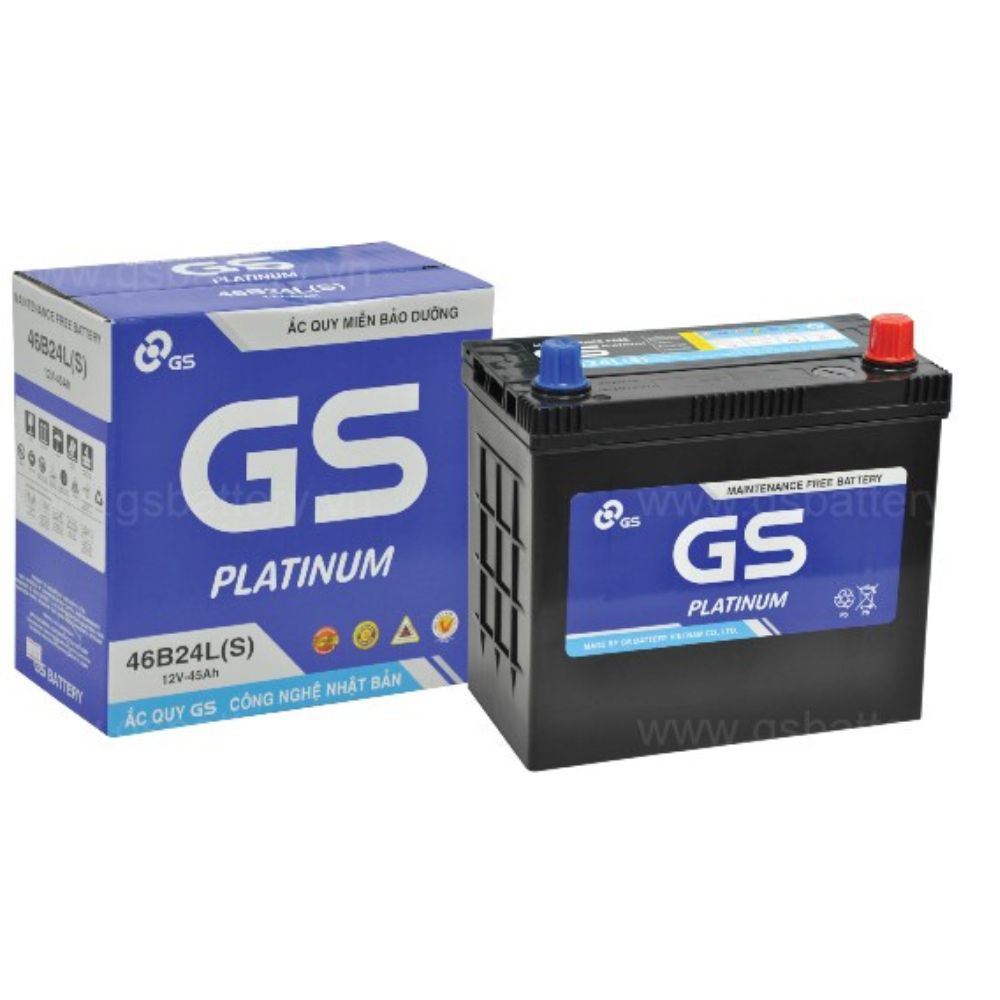 Bình ắc quy GS MF 46B24LS (12V-45AH) 1 Bình ắc quy GS MF 46B24LS (12V-45AH)