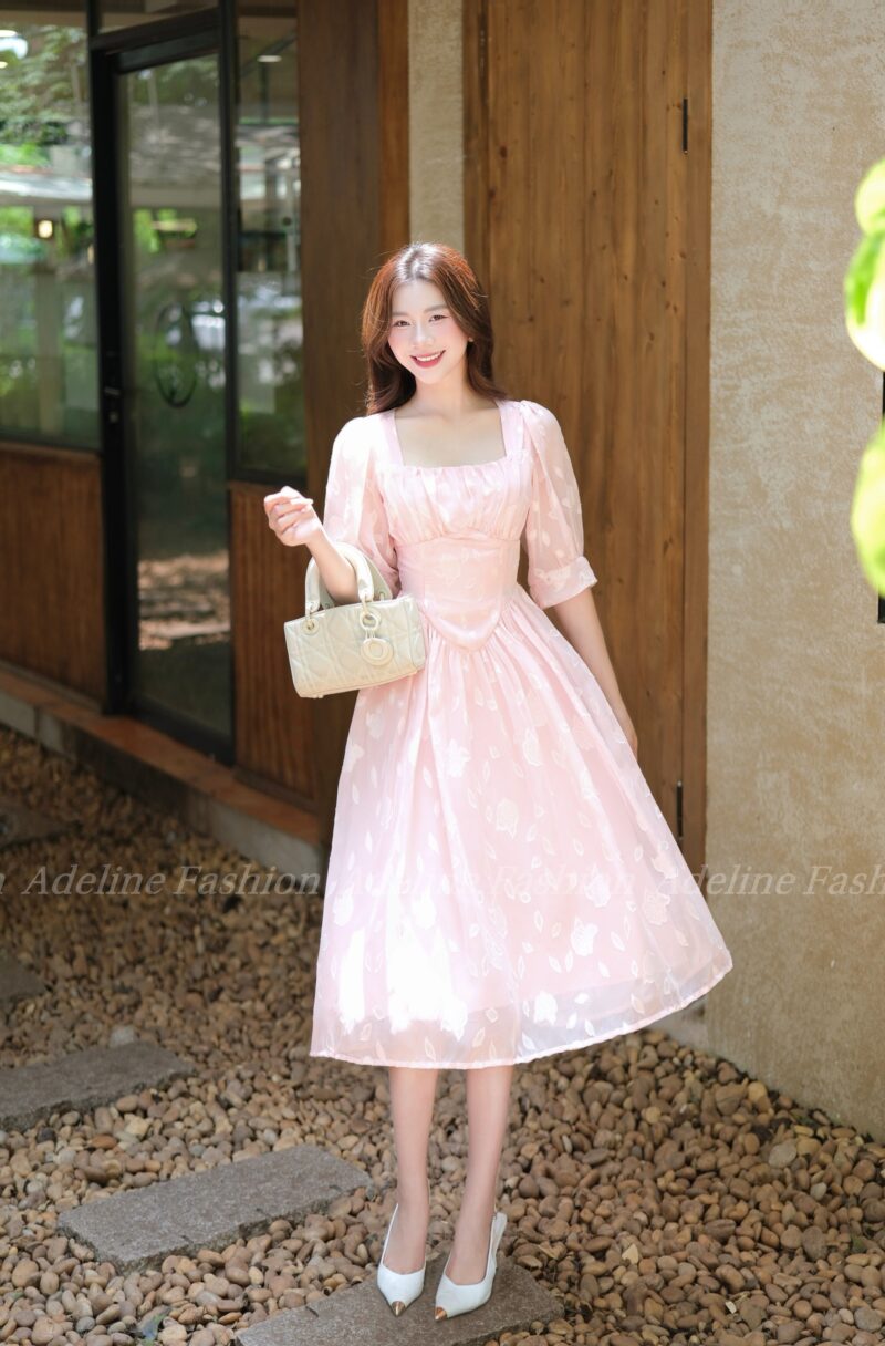 Đầm TK 95 Hồng