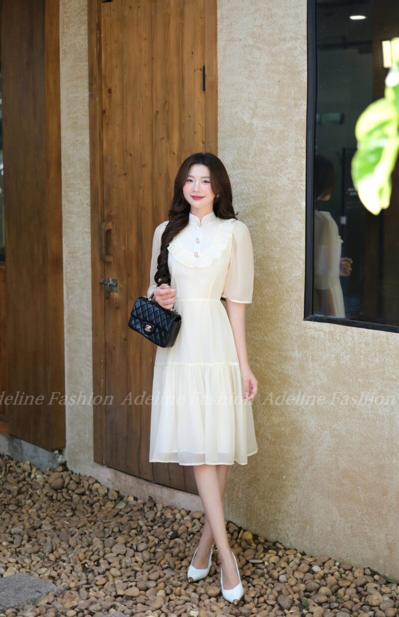 Alternative view of Adeline House - VÁY MIDI VOAN KEM THANH LỊCH TIỂU THƯ