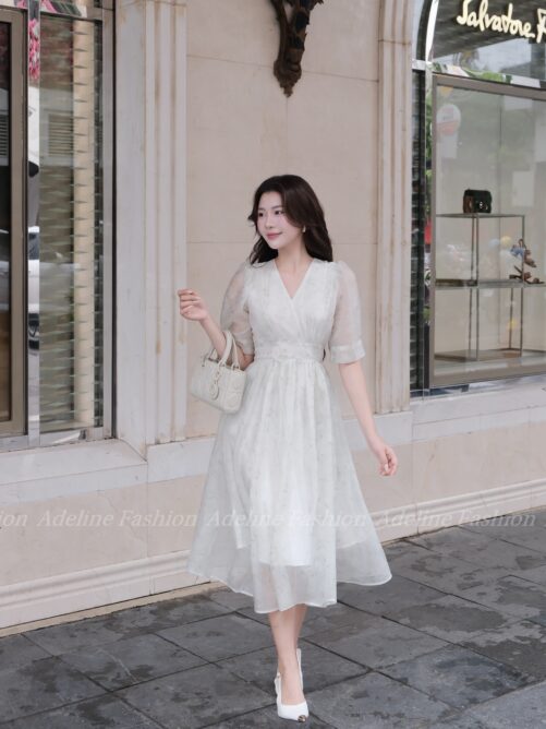 Đầm TK 72 xanh lá