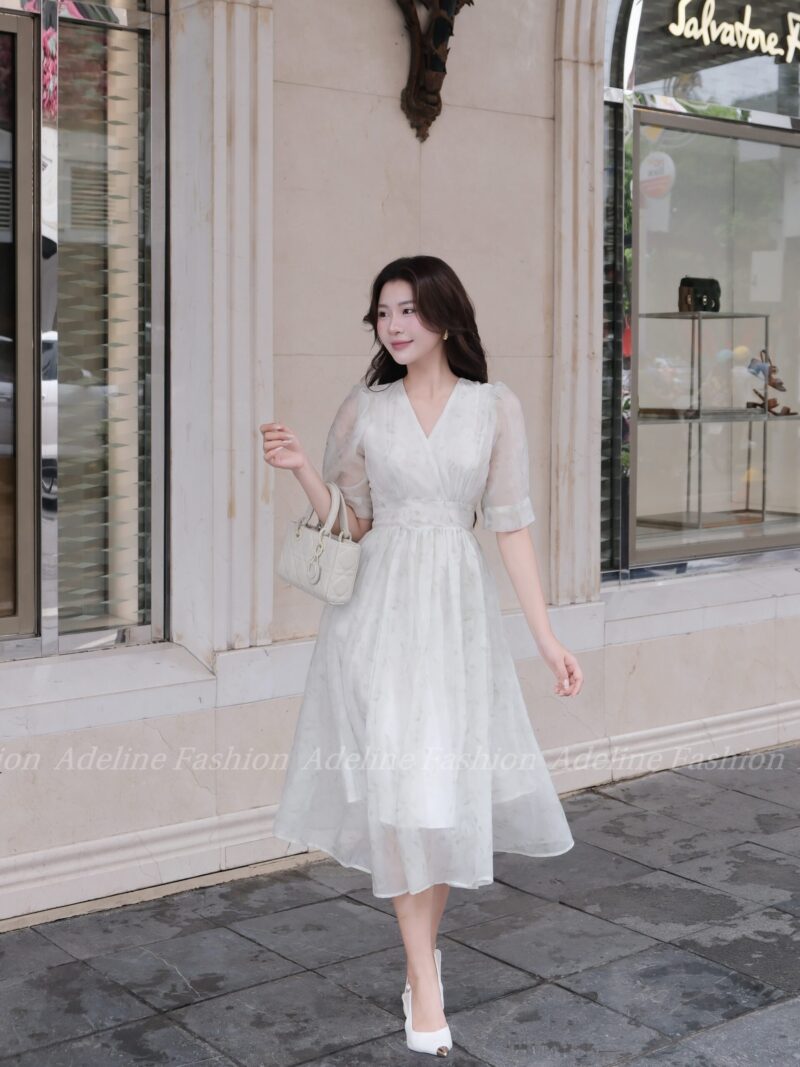 Đầm TK 72 xanh lá