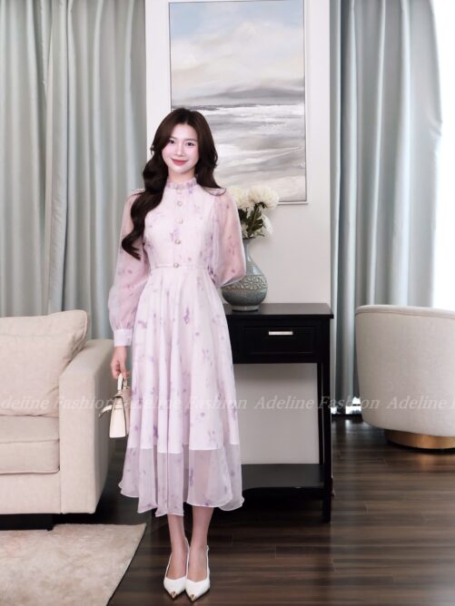 Đầm TK 61 tím