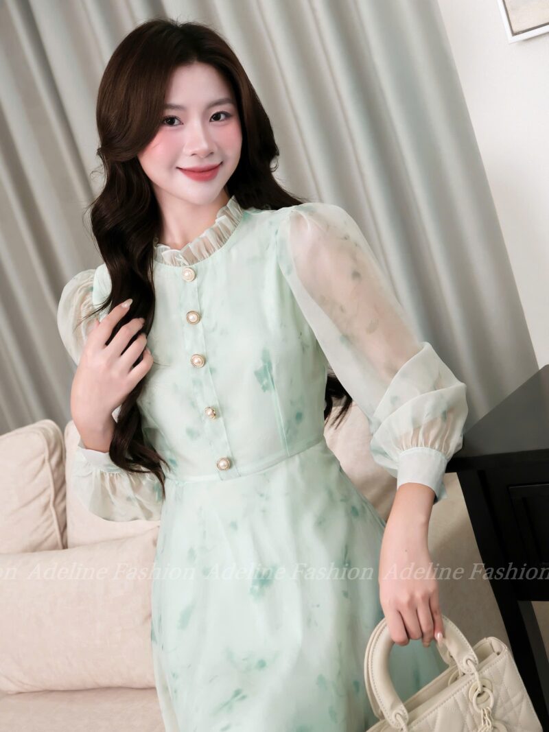 Đầm TK 61 xanh lá
