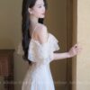 Adeline House - Váy trễ vai bánh bèo nữ tính, chất mềm mại, tôn dáng - TK 90 Cam z6791109056979 f6b9a3f98c81b7c9b1c5f70fe7ffa767